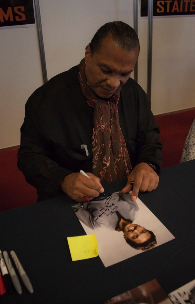 Billy Dee Williams (Lando Calrissian dans Star Wars) dédicace - Photo : Gilderic