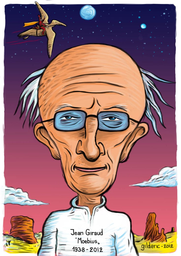 Jean Giraud (portrait-caricature par Gilderic) Jean Giraud (portrait-caricature par Gilderic)