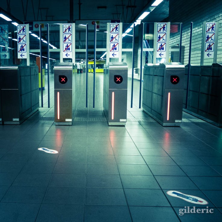 Mythologies urbaines : Orphée dans le métro (Station de métro Albert, Bruxelles)