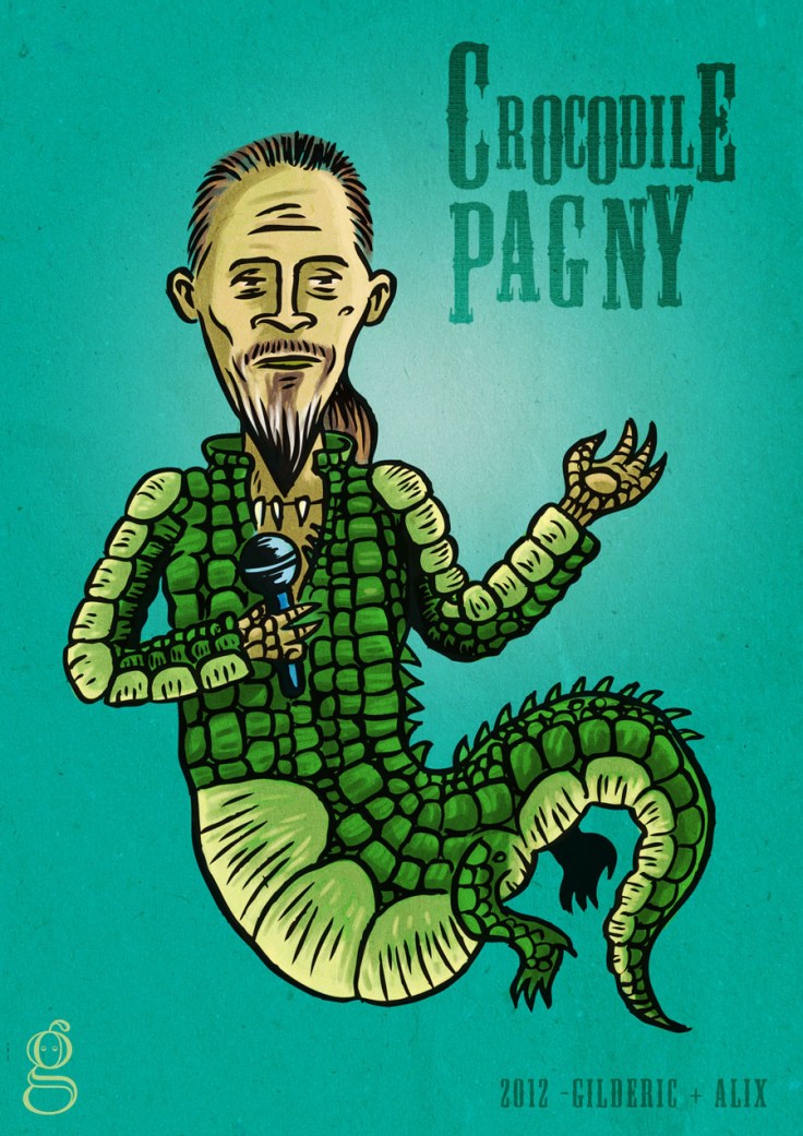Crocodile Pagny (Florent Pagny) - Illustration : Gilderic Crocodile Pagny (Florent Pagny) - Illustration : Gilderic