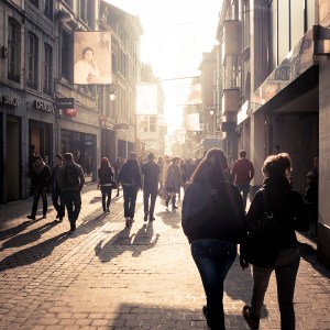 La rue des Images (Y'a de l'amour en l'air) - Liege - Photo : Gilderic