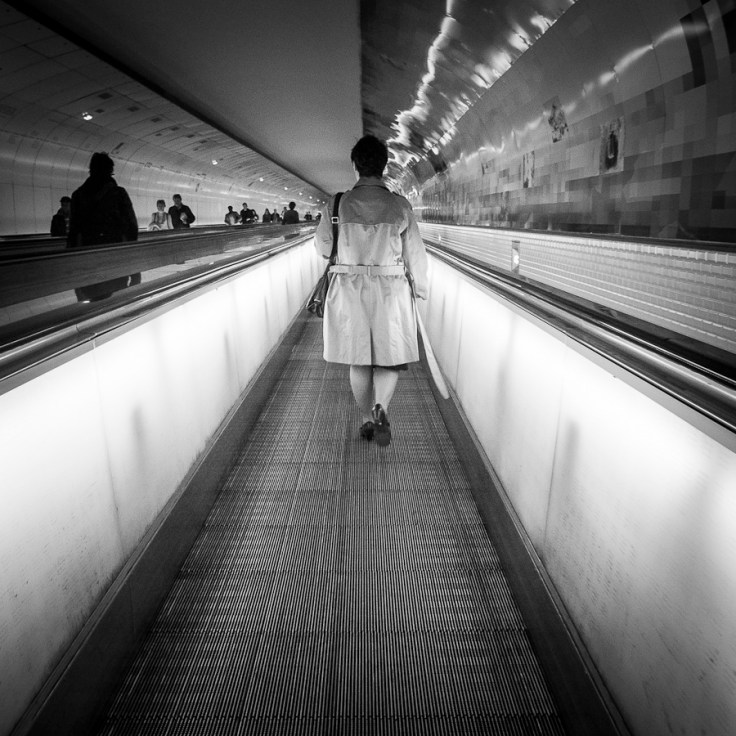 Montparnasse Underground (noir et blanc) - Paris Métro - Photo : Gilderic