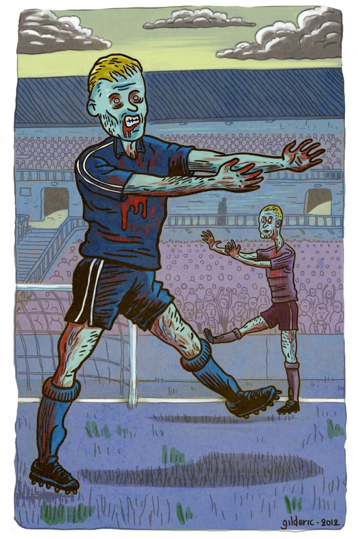 Foot Zombie (version 2) - Illustration : Gilderic