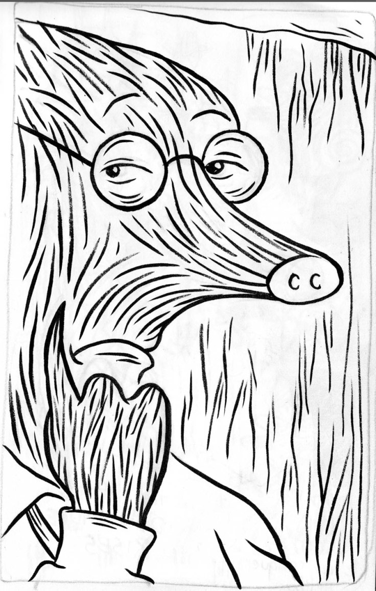 Taupe Chef (case 1, planche 12) - Dessin de Gilderic