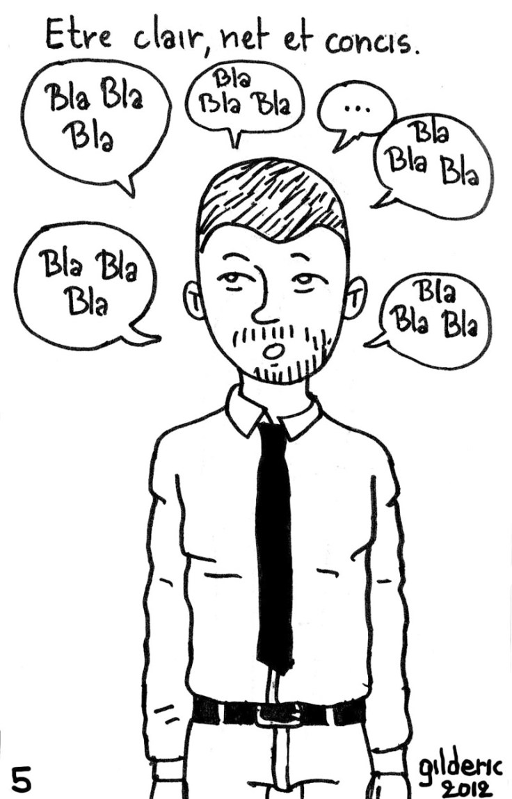 Clair, net et précis - Dessin : Gilderic