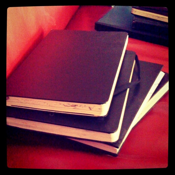 Sketchbooks (carnets à dessin) - Photo (instagram) de Gilderic