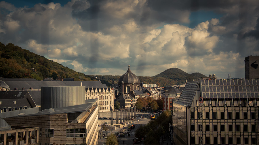Opéra Royal de Wallonie rénové : panorama sur Liège (Photo : Gilderic)