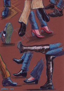 Jeu de pieds - Dessin de Gilderic