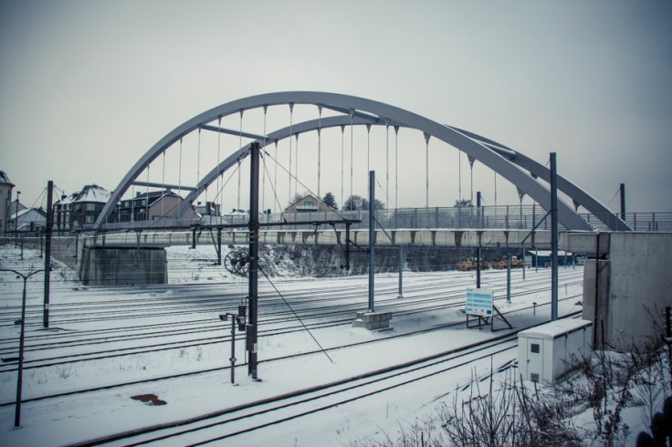 Libramont Station - le pont - Photo : Gilderic