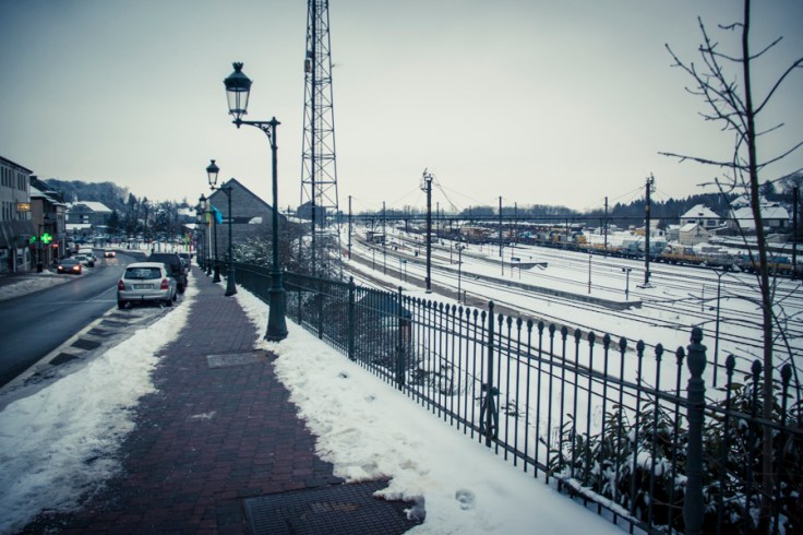 Libramont Station - vers la gare - Photo : Gilderic