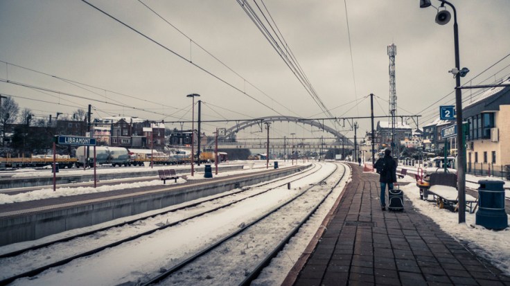 Libramont Station -  sur le quai - Photo : Gilderic