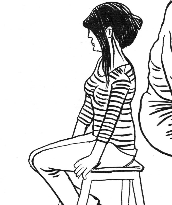 Des visages, des figures VIII : portraits à la plume - Dessin de Gilderic