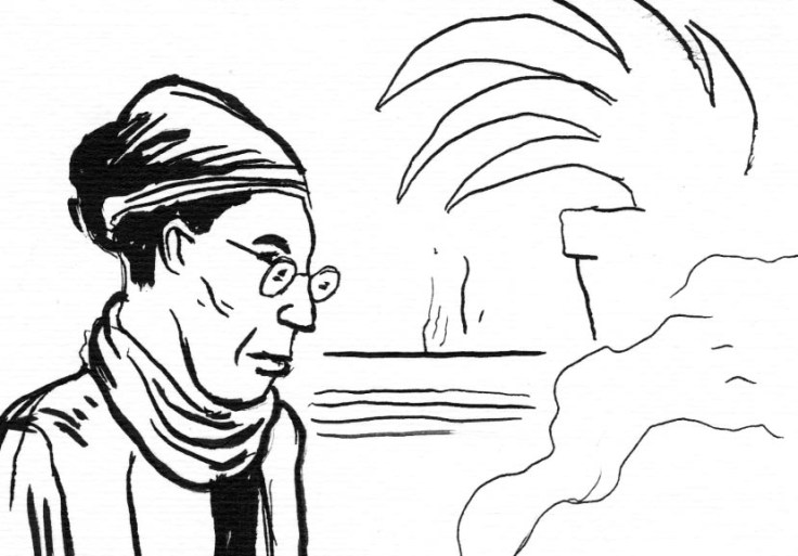 Visages, figures : encre et modèles (détail) - Dessin de Gilderic