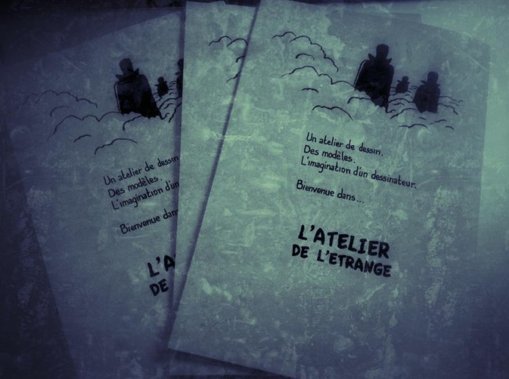 L'Atelier de l'étrange (dos de couverture) - fanzine de Gilderic