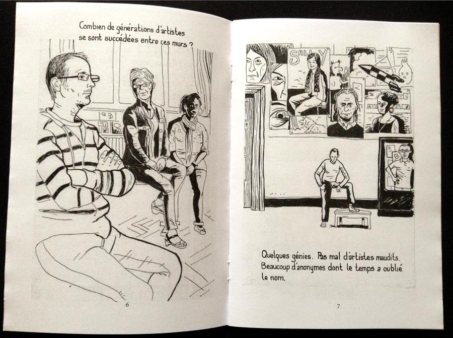 L'Atelier de l'étrange (extraits) - Texte et dessins : Gilderic