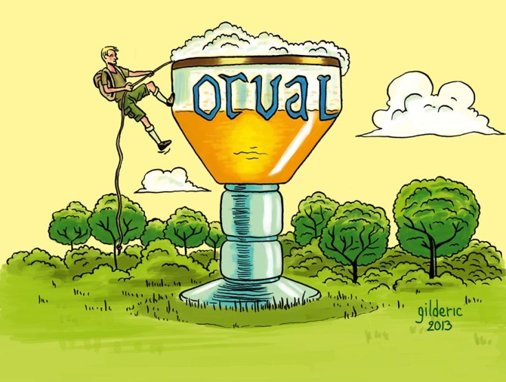 Un Flamand en Ardenne (version Orval) - Dessin : Gilderic