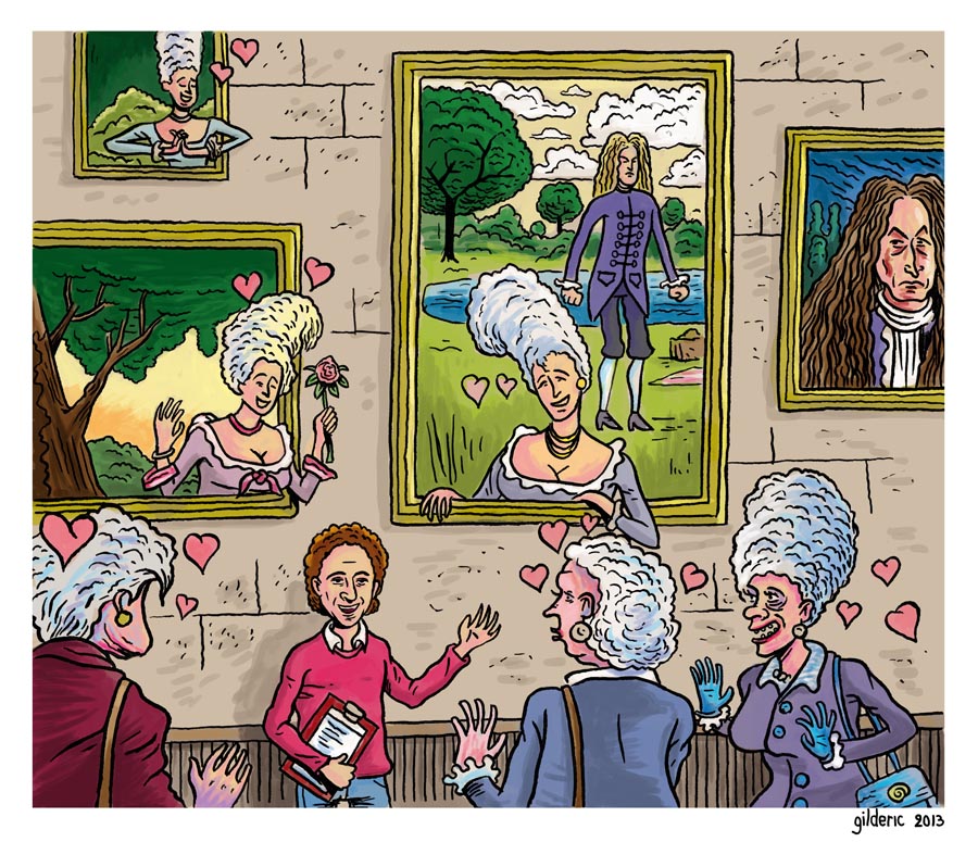 Visite guidée - Dessin de Gilderic