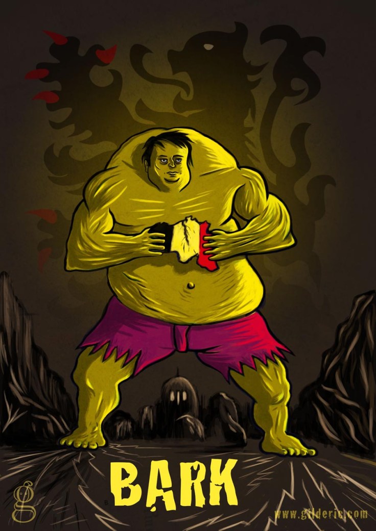 Bark (caricature de Bart de Wever) - Dessin : Gilderic