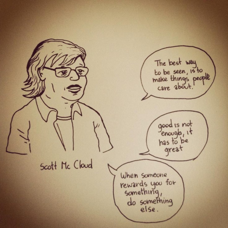 Scott Mc Cloud (citations) - Dessin : Gilderic