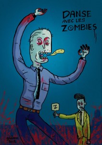 Danse avec les Zombies - Dessin de Gilderic