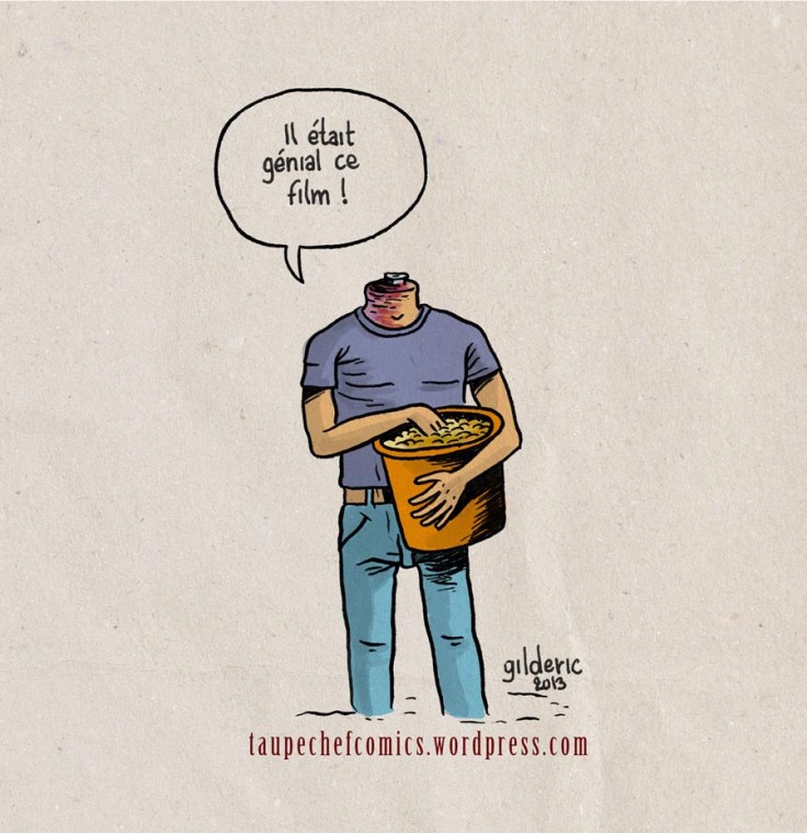 Halloween au cinéma - Dessin de Gilderic