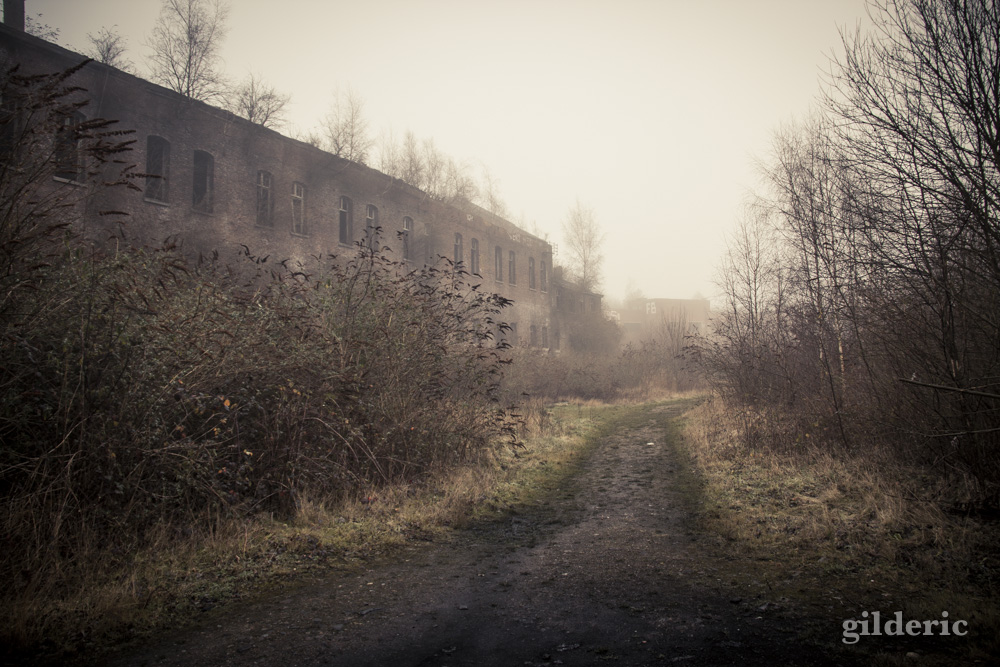Fort de la chartreuse, Liège, dans la brume - Photo : Gilderic