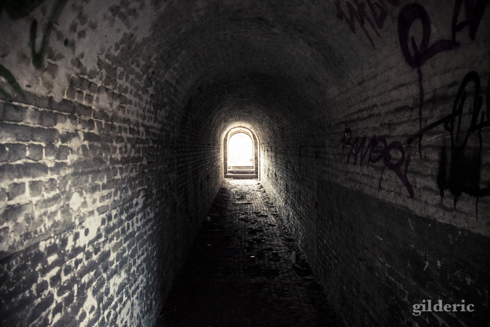 Tunnel - Fort de la Chartreuse, Liège - Photo : Gilderic