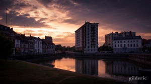 Crépuscule urbain - Lille - Photo : Gilderic