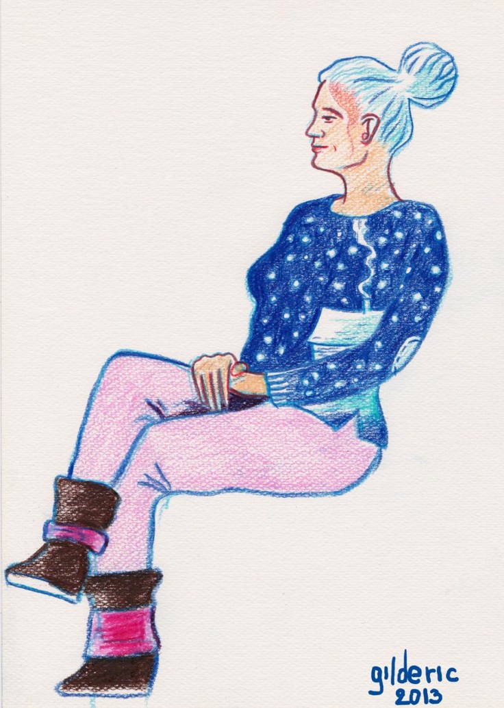 Des visages, des figures : Winter Blues - Dessin de Gilderic