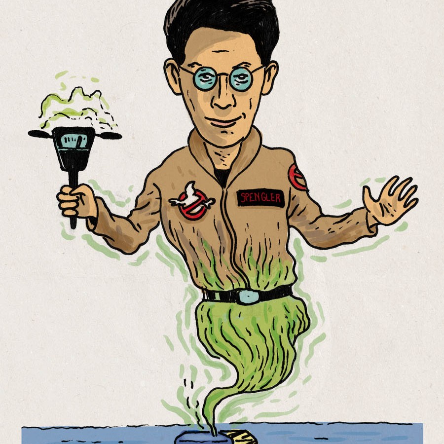 Harold Ramis (Egon Spengler) - Dessin de Gilderic