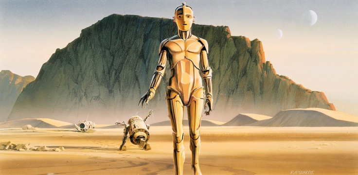 Ralph McQuarrie - Star Wars production painting