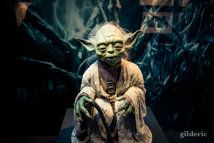Marionnette de Yoda, Star Wars Identities, Paris - Photo : Gilderic