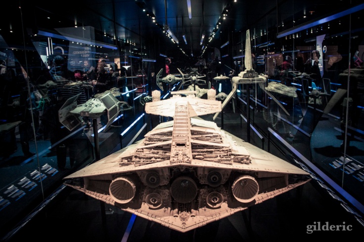 Maquettes de vaisseaux, Star Wars Identities, Paris - Photo : Gilderic