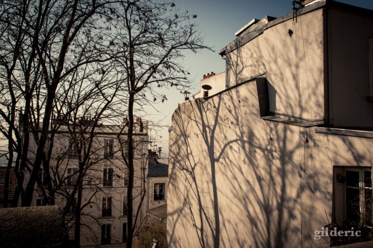 Ombres et lumières à Montmatre, Paris - Photo : Gilderic