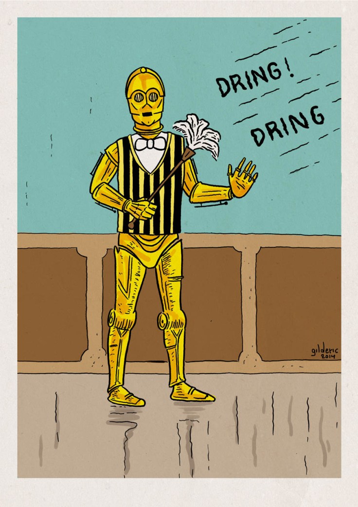 Tintin Star Wars : n3st0r - Dessin de Gilderic