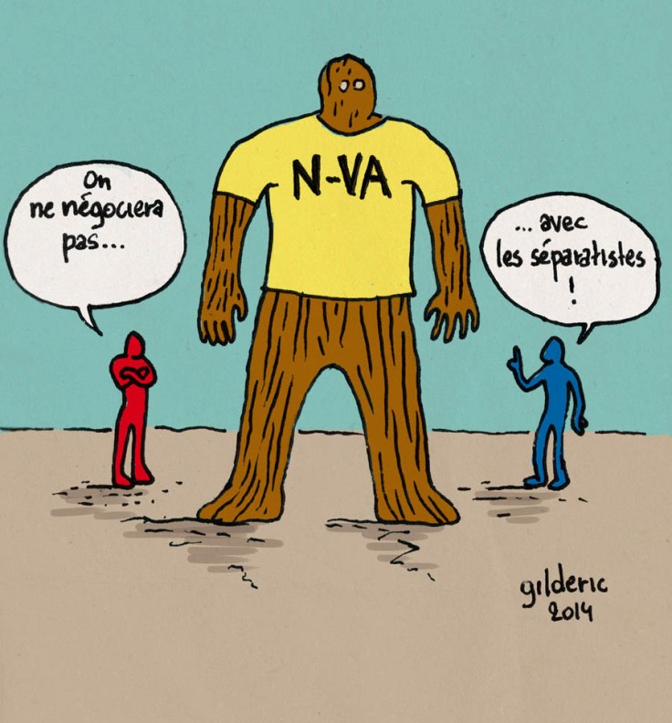 Elections 2014 : on ne négocie pas avec les séparatistes - Dessin de Gilderic