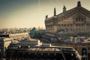 Panorama de Paris (L'opéra Garnier depuis les Galeries Lafayette) - Photo : Gilderic