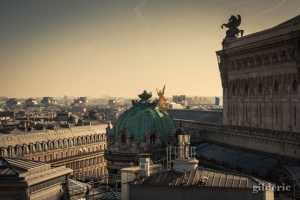 Panorama de Paris (L'opéra Garnier depuis les Galeries Lafayette) - Photo : Gilderic