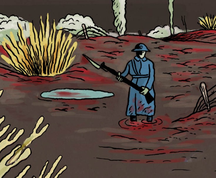 Première guerre mondiale (1914-1918) - Dessin de Gilderic