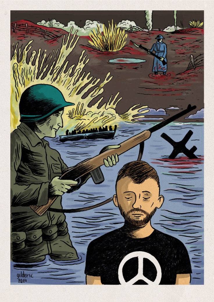 Entre deux guerres - Dessin de Gilderic