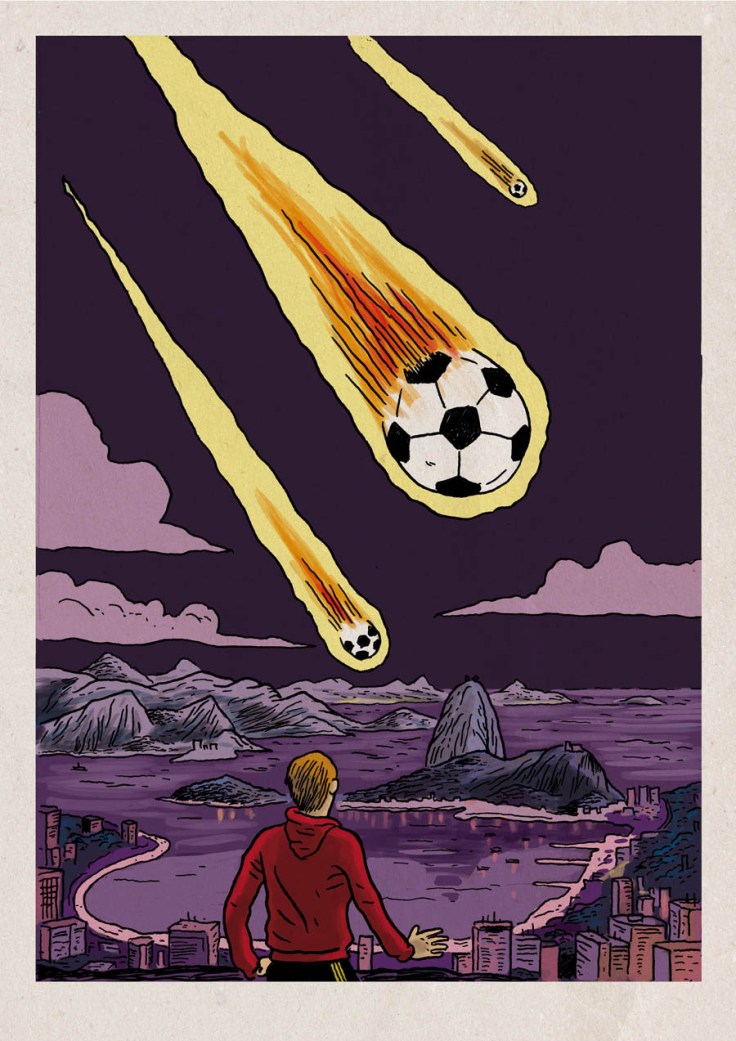 Coupe du Monde 2014 à Rio (Brésil) - Dessin de Gilderic