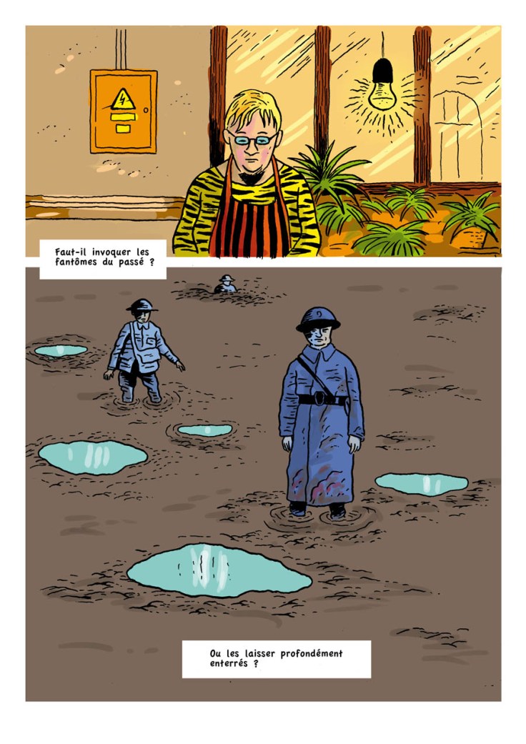 Les Fantômes du passé (100 ans de guerre) - Dessin de Gilderic