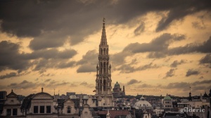 Bruxelles depuis le Mont des Arts - Photo : Gilderic