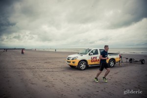 Plage de Blankenberge sous la pluie - Photo : Gilderic