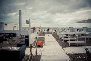 Plage de Blankenberge sous la pluie - Photo : Gilderic