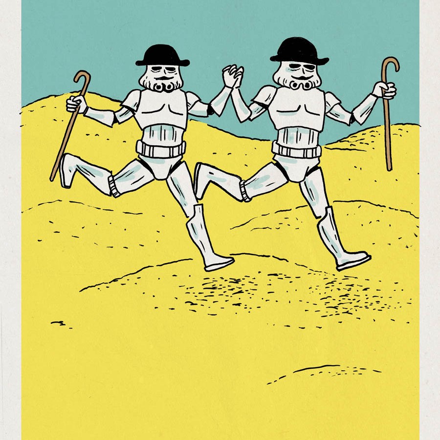 Tintin vs Star Wars : les Dupondt Stormtroopers - Dessin : Gilderic