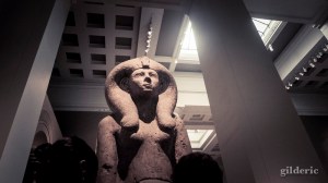 statue de pharaon égyptien, British Museum - Photo : Gilderic