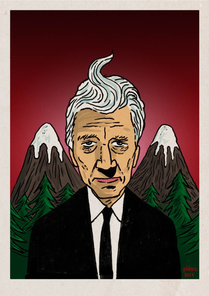 David Lynch returns to Twin Peaks  - Dessin de Gilderic