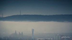Brume du matin sur la vallée de Liège - Photo : Gilderic