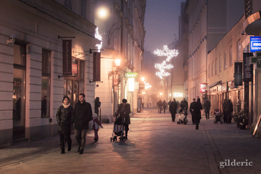 Les lumières de Noël de Bratislava - Photo de Gilderic